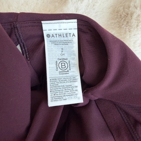 🆕 Athleta | Elation V-Neck Longline Bra - Size S. - Picture 7 of 8
